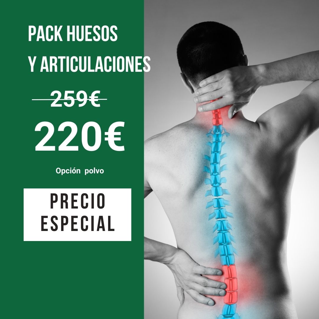 Olvídate del Dolor Articular Con El Kit Huesos y Articulaciones. Moshi en cápsulas o polvo